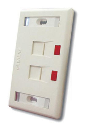 Faceplate - Shutter - 2p 
