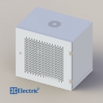 C-Rack 10U-D400 - Treo tường- Cánh cửa lưới- Màu Trắng