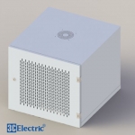 C-Rack 10U-D600 - Treo tường- Cánh cửa lưới- Màu trắng