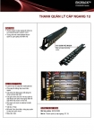 1U Horizontal Cable Management