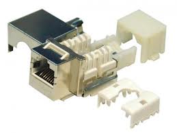 Modular Jack - ổ cắm CAT.6 chống nhiễu Fully shielded Keystone Jack, Krone type