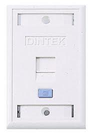 Face plates - Mặt nạ 01 port, US type, 113.8 x 69.7 x 6.2mm