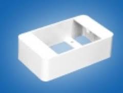 Wall Box - Hộp đế nổi cho mặt nạ 1,2,4 port, US type, 48 x 69.8 x 114mm
