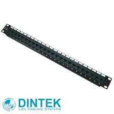 Patch panel 24 port, CAT.5e, 19