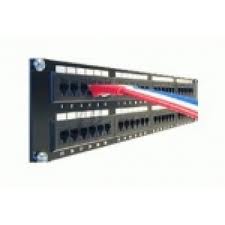 Patch panel 48 Port, CAT.5e, 2U, 19